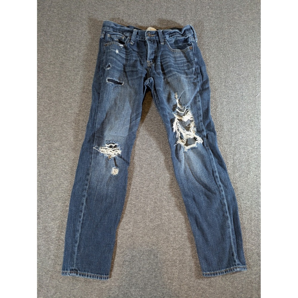 Abercrombie & Fitch Women's Boyfriend Straight Leg‎ Jeans Size 0 R  W25 L25
